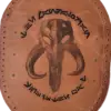 Custom Leather Mandalorian Belt Plate